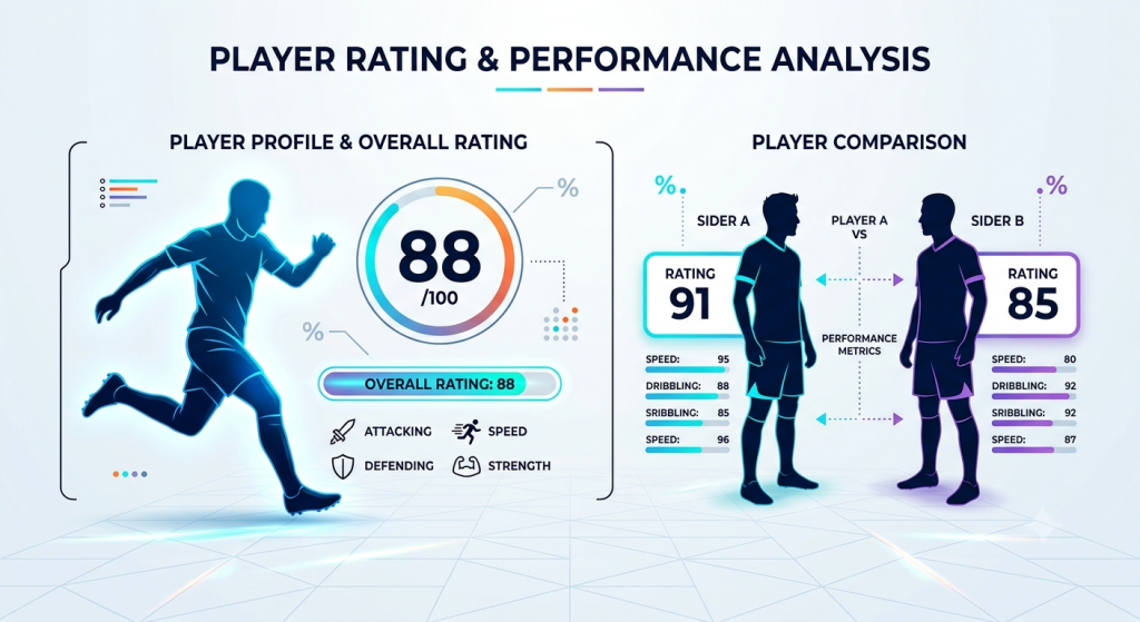 What is the NVC Score - normalized football player rating explained